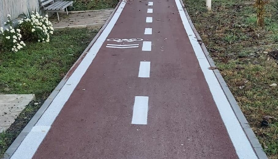 Pista de biciclete, Liești